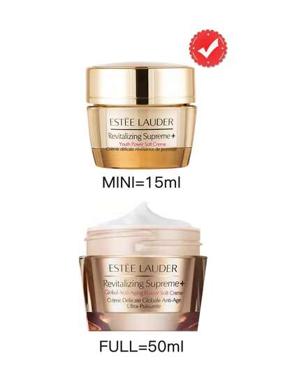 Estée Lauder [Mini Size] Crème revitalisante hydratante de jeunesse 15 ml / Crème nourrissante multi-effets : raffermissante, liftante, éclaircissante / Cible divers signes de vieillissement et préoccupations de relâchement ; améliore le relâchement de la