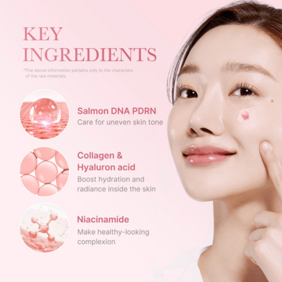 Medicube PDRN Pink Collagen Capsule Cream 55G Crème Collagène PDRN Korean Skincare PDRN Cream Salmon DNA Cream Collagen Capsule Cream Crème Raffermissante Hydratante Glow Skin Glass Skin Elasticité de la Peau Anti Âge