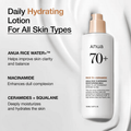 Anua Rice 70 Intensive Moisturizing Milk 150ML - Lait hydratant