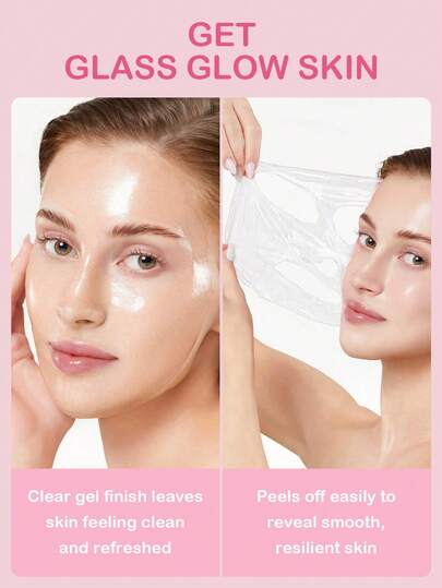 Masque Peel-Off Purifiant au Collagène Slow Sunday, Masque Enveloppant pour le Visage, Nettoyage en Profondeur, Collagène, Hyaluronate de Sodium, Purifie les Pores & Exfolie en Douceur pour une Peau Lisse, Soins de la Peau Coréens, Y2K, Convient pour l'Ét