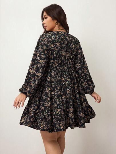 Enliva Robe de mode simple et quotidienne pour grande taille