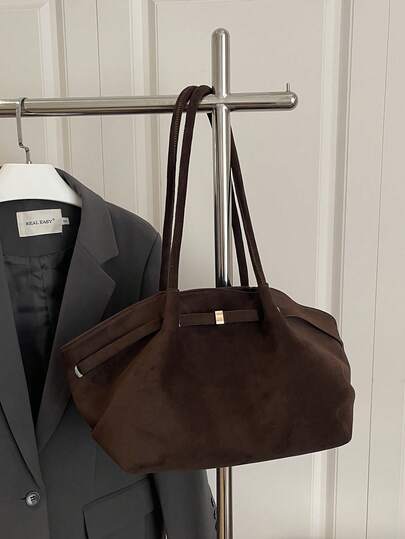Sac à bandoulière de grande capacité pour les trajets, fermeture magnétique, doublure en nylon, poignée durable, convient pour un usage quotidien, sac fourre-tout quotidien