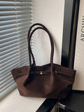Sac à bandoulière de grande capacité pour les trajets, fermeture magnétique, doublure en nylon, poignée durable, convient pour un usage quotidien, sac fourre-tout quotidien