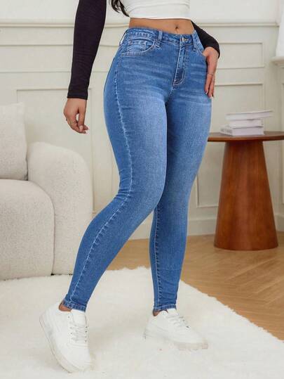 Flexra Jean skinny zippé