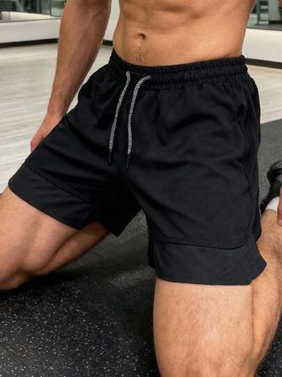 2026 Nouveaux shorts de loisirs sportifs pour hommes | Coupe boyfriend longueur 3/4 avec doublure, Pantalons de course & d'entraînement