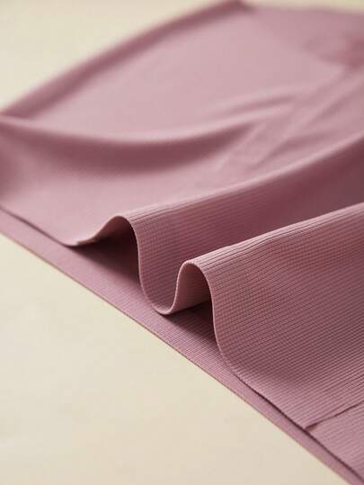 6 pièces Culottes grande taille sans couture, côtelées, respirantes, à haute élasticité et confortables. Convient pour le port quotidien et les activités sportives