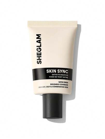 SHEGLAM Skin Sync Satin Fond De Teint-Shell Marque De Beauté CosméTique Maquillage Pour Femmes Et Filles