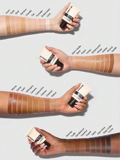 SHEGLAM Skin Sync Satin Fond De Teint-Shell Marque De Beauté CosméTique Maquillage Pour Femmes Et Filles