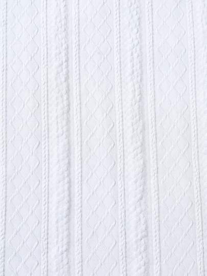 Manfinity Homme Chemise polo à manches courtes texturée de couleur unie décontractée pour hommes, été, formel