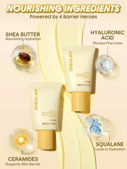 SHEGLAM Melt Touch Base Ultra-Hydratante Marque De Beauté CosméTique Maquillage Pour Femmes Et Filles