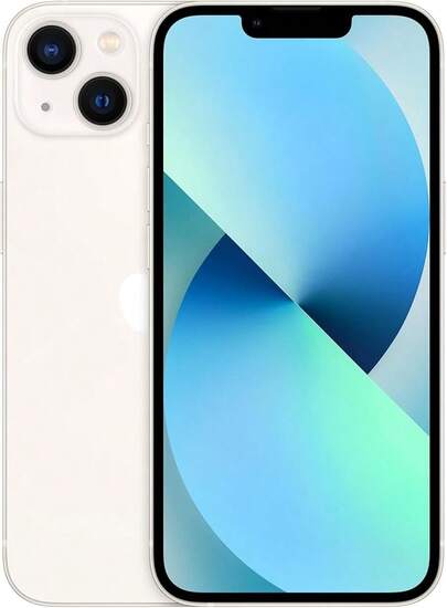 Apple iPhone 13 Reconditionné Grade A ✨ Emplacement SIM physique (Débloqué) | 128 Go | Écran Super Retina 6,1" | Chargeur et câble inclus en cadeau