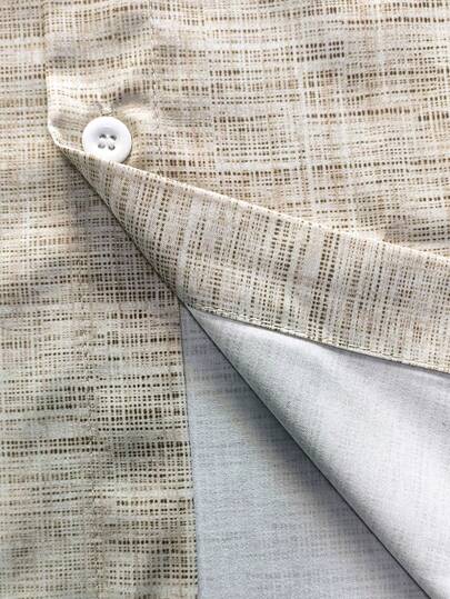 Chemise décontractée à manches courtes légère et ample pour hommes avec imprimé texture de bowling rayé