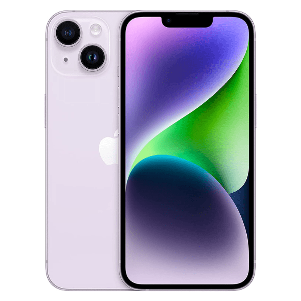 iPhone 14 Apple reconditionné Grade A ✨ eSIM (déverrouillé) | 256 Go | Écran Super Retina 6,7" | Chargeur et câble inclus / Toutes les couleurs disponibles : Minuit, Blanc étoilé, Bleu, Violet, (PRODUCT)RED, Jaune