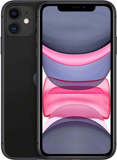 Apple iPhone 11 reconditionné Grade A ✨ | 128 Go | Batterie 100 % | Chargeur inclus, Couleur disponible : Noir
