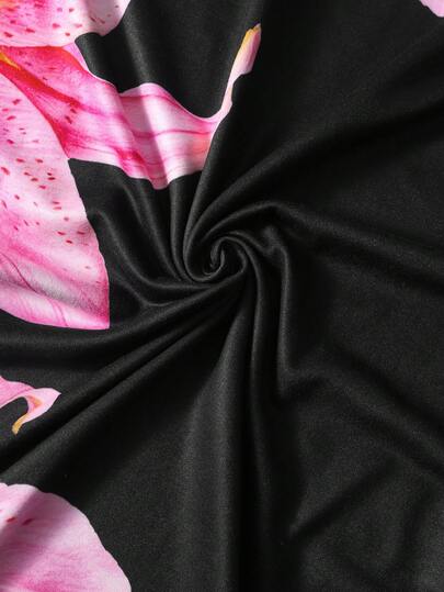 Robe longue sans manches d'été pour filles, imprimé de fruits colorés avec une ambiance ludique, silhouette ajustée avec une fente sur le côté, parfaite pour les sorties et les séances photo!