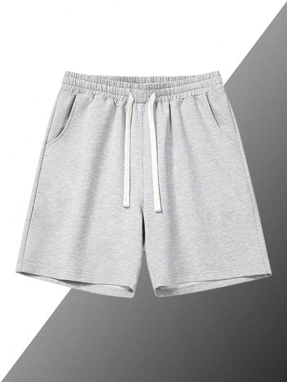 Short en tricot pour hommes, short décontracté et ample pour le jogging, la course, la gym, les sports d'été