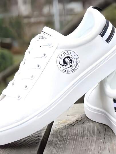 Chaussures de skate pour hommes 2026 nouvelles chaussures de sport décontractées polyvalentes en matériau PU