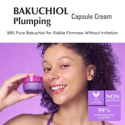 Eqqualberry - Crème capsules repulpante au bakuchiol 50 ml