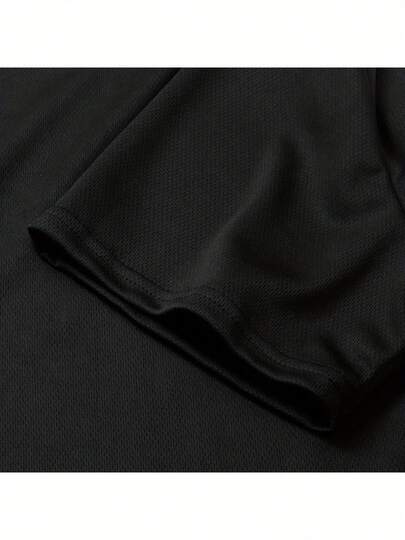 T-shirt homme décontracté à col rond - Haut d'été à manches courtes, couleur unie, lavable en machine, coupe classique, idéal pour une tenue décontractée, streetwear, été.