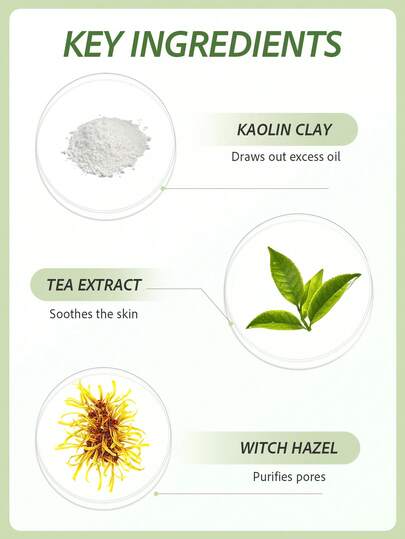 Bâton de masque au thé vert SlowSunday, avec extrait de thé vert, kaolin et autres extraits de plantes, nettoie en profondeur, resserre les pores, équilibre le sébum, léger et portable, applicateur en bâton facile à utiliser, soins de la peau coréens, con