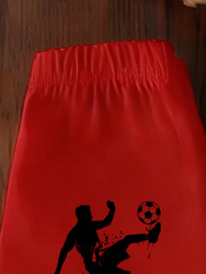 6 pièces/set Ensembles de t-shirts graphiques et shorts décontractés et à la mode pour tout-petits garçons, avec le numéro 23, silhouette de joueur de basket-ball, éclaboussures, imprimés de lettres, pour un port confortable au quotidien