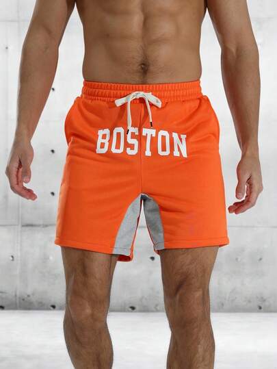 Gym Rark Shorts décontractés polyvalents pour hommes avec cordon de serrage à la taille et imprimé lettres, pour un usage quotidien et sportif