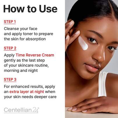 Centellian 24 Centellian24 Madeca Cream Time Reverse 50ml – Crème Visage Anti-Âge, Soin Raffermissant & Revitalisant, Élasticité et Peau Lisse