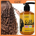Crème de coiffage 3-en-1 sans rinçage GZE, hydratante, anti-frisottis, définition des boucles