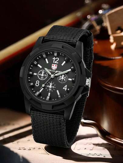 4 pièces/set Ensemble de montres à quartz pour hommes, style business décontracté, cadran rétro minimaliste sportif, convient pour le port quotidien, la décoration de fête, la rentrée scolaire, la fête des pères, l'anniversaire, divers cadeaux de vacances