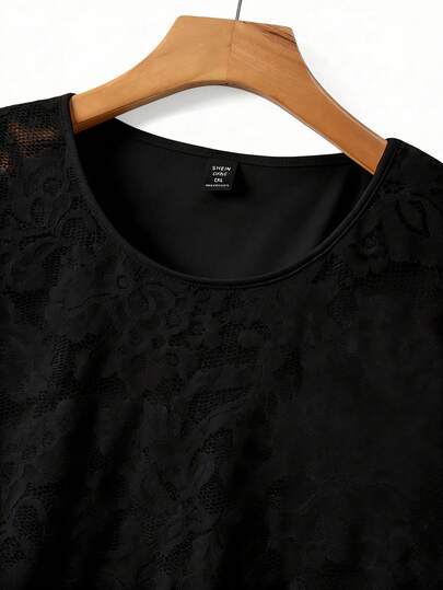 GlowEve Ensemble 2 pièces grande taille, Top en tricot blanc à col rond et manches courtes avec taille élastique, jupe évasée plissée. Élégant pour les fêtes, le quotidien, les sorties décontractées, les vacances