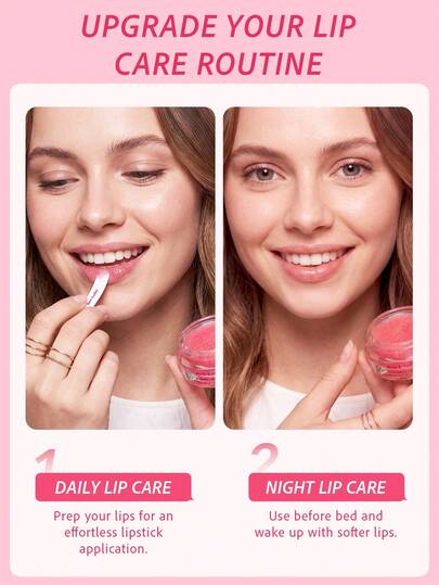 Gommage pour les lèvres à la fraise Slow Sunday, hydratant, revitalisant et exfoliant, peeling facial, bon choix pour les vacances, les essentiels de voyage, Halloween, convient pour les soins des lèvres en été