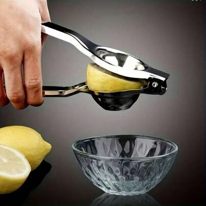 SOKANY Presse-agrumes manuel en acier inoxydable avec poignée ergonomique, pressage efficace, facile à nettoyer, pour oranges, citrons, citrons verts, etc. Choix parfait pour un jus fraîchement pressé.