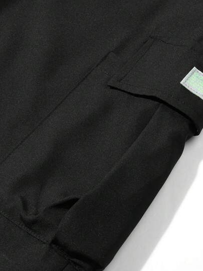 AHTELB Short cargo d'été ample et respirant pour hommes AHTEL, en tissu doux et confortable, durable, avec taille élastique et cordon de serrage, design multi-poches, short décontracté à la mode pour randonnée, course, déplacements, idéal pour les amis, l