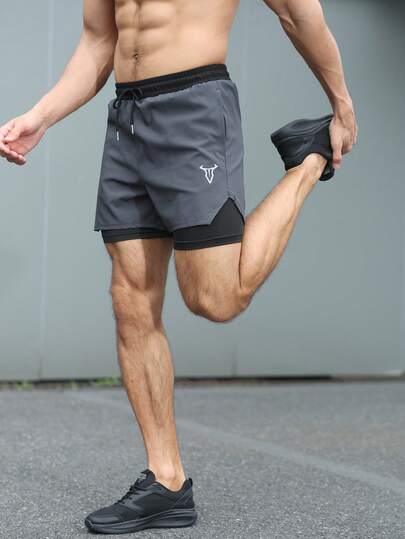 Gym Rark Shorts de sport décontractés pour hommes avec cordon de serrage, taille élastique et poches