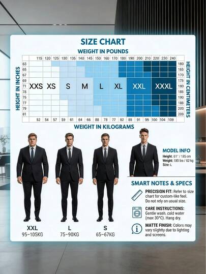 3 pièces Ensemble de costume formel pour hommes, comprenant une veste de costume à revers simple + un gilet assorti + un pantalon, convenant pour les mariages et les occasions professionnelles