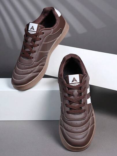 Chaussures de couple grande taille, chaussures de sport décontracté à la mode pour hommes avec lacets, semelles souples, plates, confortables, style universitaire, baskets légères et basses pour tous les jours