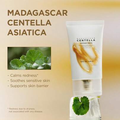 SKIN1004 Madagascar Centella Soothing Cream 75ml - Crème Hydratante