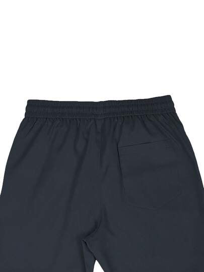 Manfinity Homme Pantalon pour hommes à taille élastique, automne