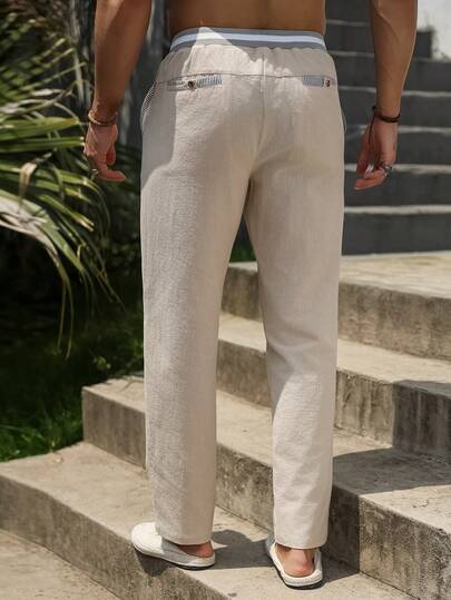 VENTUSAIL 1 pièce Pantalon décontracté et ample pour homme, style vacances confortable, cadeau pour petit ami/mari, cadeau d'anniversaire