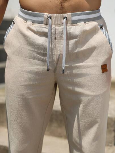 VENTUSAIL 1 pièce Pantalon décontracté et ample pour homme, style vacances confortable, cadeau pour petit ami/mari, cadeau d'anniversaire