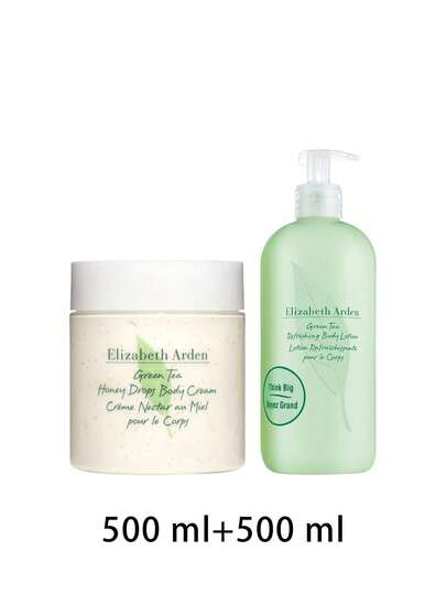 Elizabeth Arden [Bundle] green Tea Honey Drops Body Cream 500 ml + Mega Body Lotion 500 ml