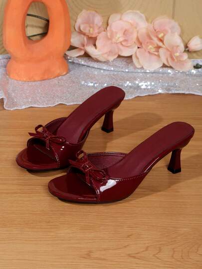 Sandales à bout ouvert pour femmes, style minimaliste polyvalent, fête d'été