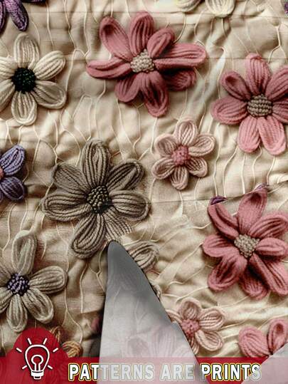 Clasi Robe courte d'été décontractée et rétro à motif floral pour femmes, convient pour l'été