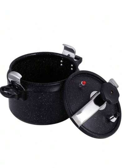 Autocuiseur 5l Marmite à pression en aluminium 5 litres pour induction et gaz NOIR