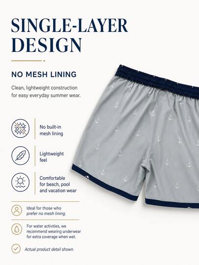 Short casual, de plage et pour les vacances quotidiennes pour hommes, avec élément océanique imprimé en 3D. Short avec cordon de serrage, simple couche sans doublure, style hawaïen