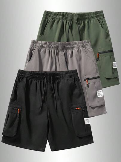 Très populaire ! Short cargo décontracté pour hommes - Short de sport respirant avec cordon de serrage, convient pour la course, l'entraînement et le port quotidien