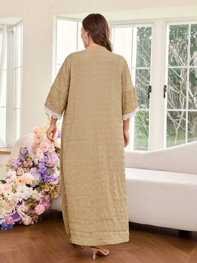 Al Najma Robe de style arabe pour femmes grande taille