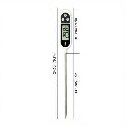 1 pièce Thermomètre alimentaire domestique TP300 Thermomètre de cuisine numérique pour la cuisson de la viande Sonde alimentaire BBQ Outil de cuisine électronique pour four