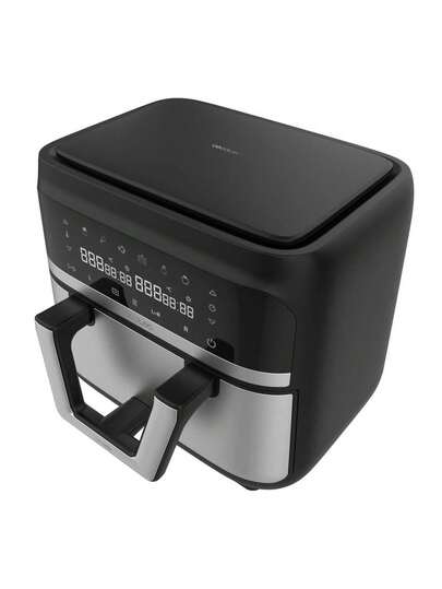 Cecotec Friteuse à Air sans Huile 9L - Double Panier 4,5L, 2850W, Technologie PerfectCook, 6 Modes, Cuisson Rapide et Saine, Température Réglable (80-200°C), Panneau Tactile