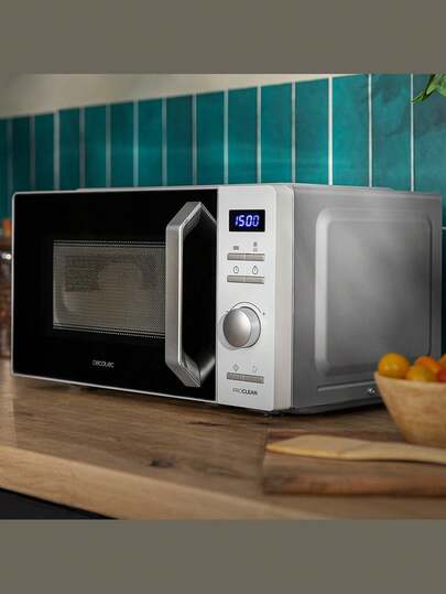 Micro-ondes Cecotec Proclean 5010 Inverter White: Technologie Inverter, 20L, 700W, Cuisson Rapide & Uniforme, Enfants, 8 Programmes, Écran LED, Consommation Réduite